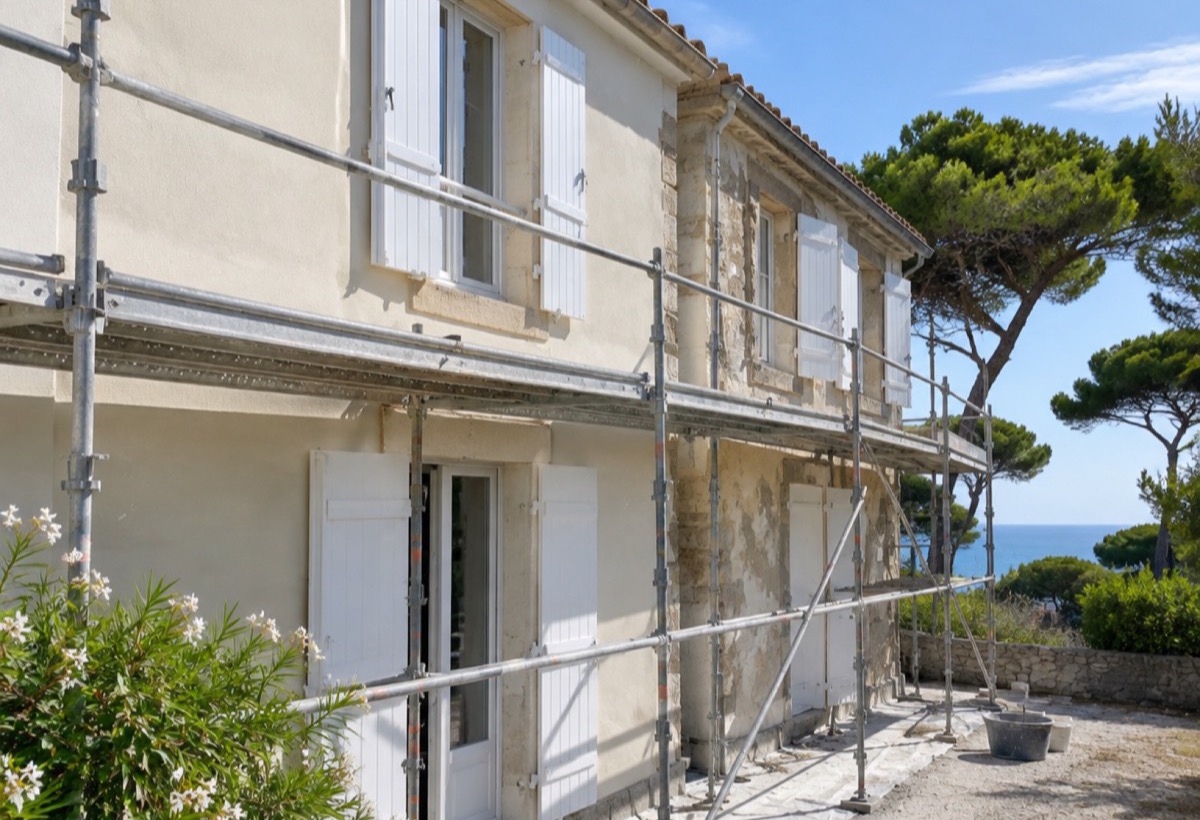Ravalement de façade à Royan
